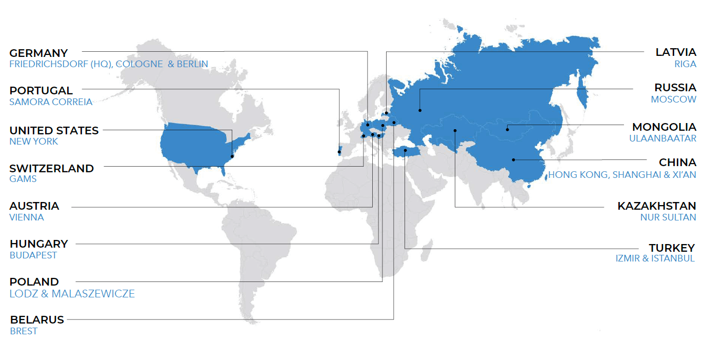 RTSB Locations worldwide