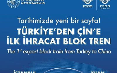 First export block train from Turkey to China