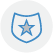 shield with star icon