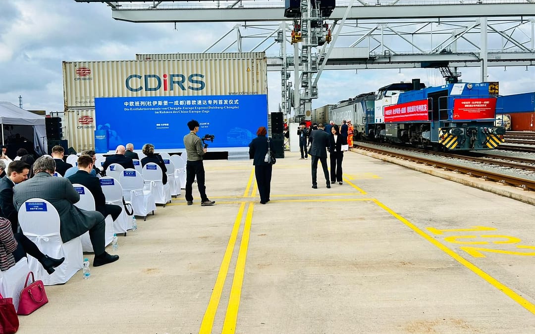 RTSB operates two milestone Silk Road departures from Duisburg – connecting Europe with Chengdu and Southeast Asia