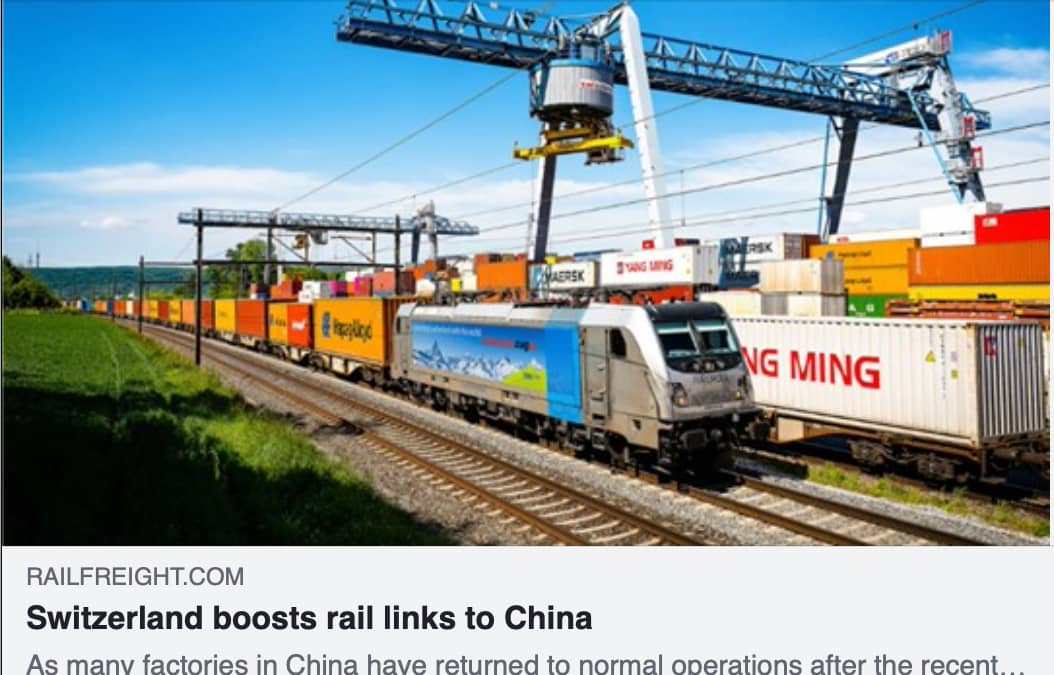 Switzerland boosts rail links to China