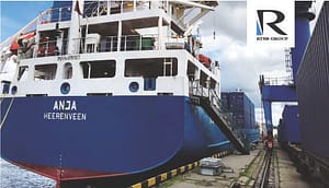 RTSB Vessel Anja Kaliningrad picture of vessel Anja being loaded with containers