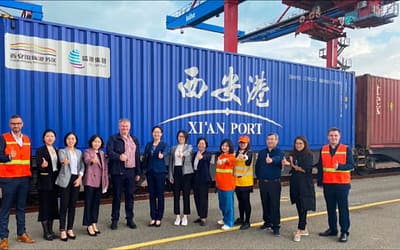 10.000th block train to Europe