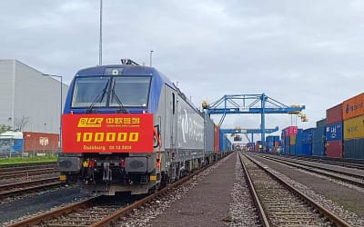 Milestone Reached: 100,000th Train Between China and Duisburg!
