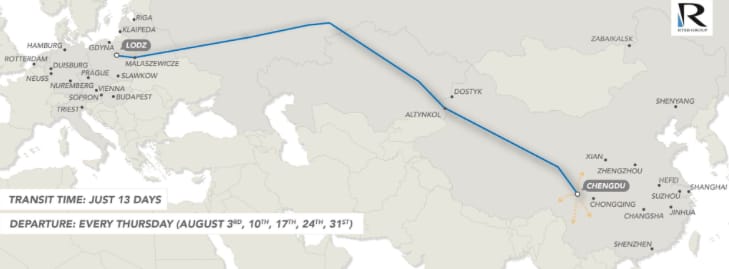 Express Train Service to Chengdu