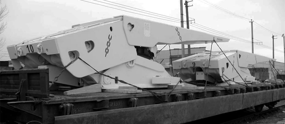 Picture of mining machinery on platform